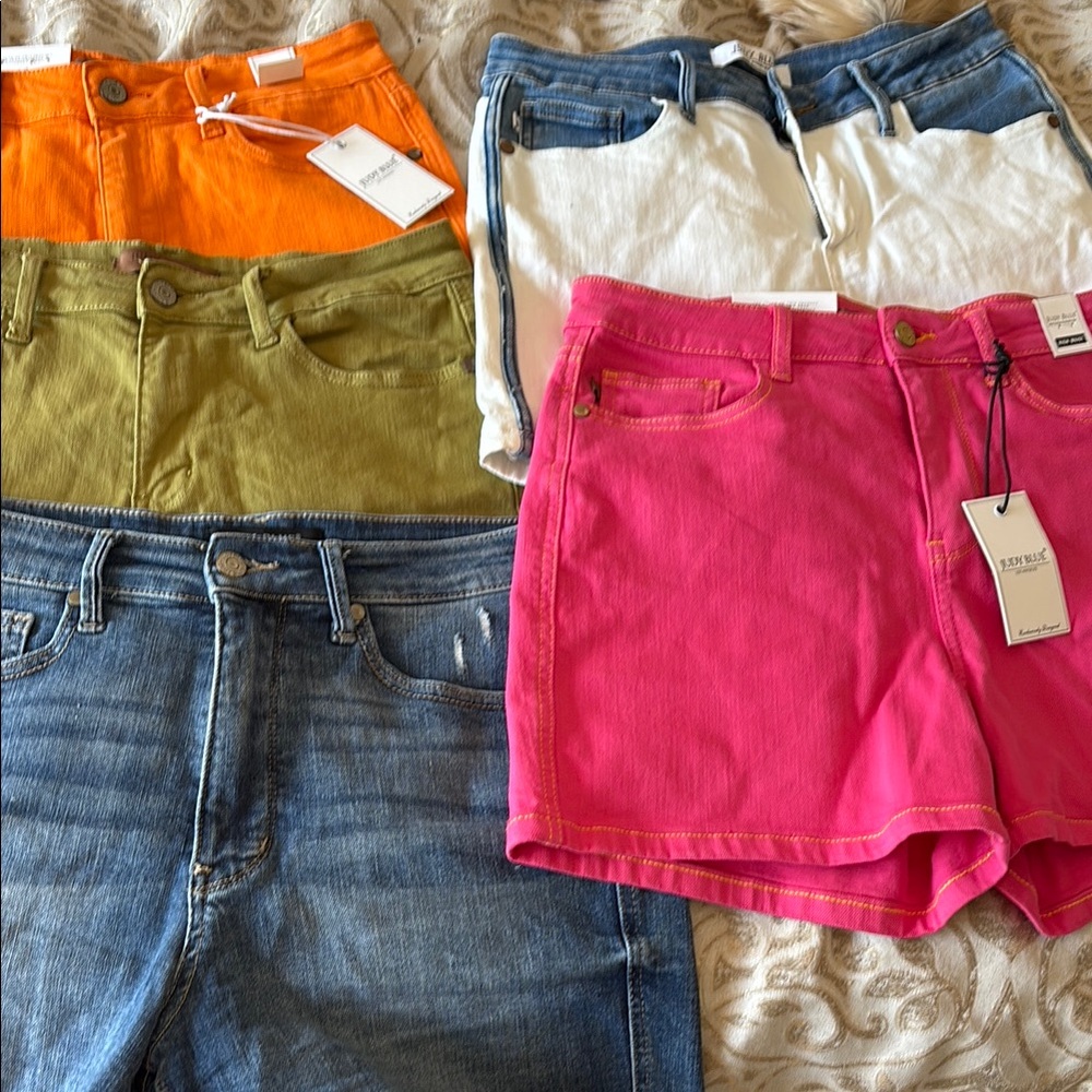 5 pairs Judy Blue Denim Shorts